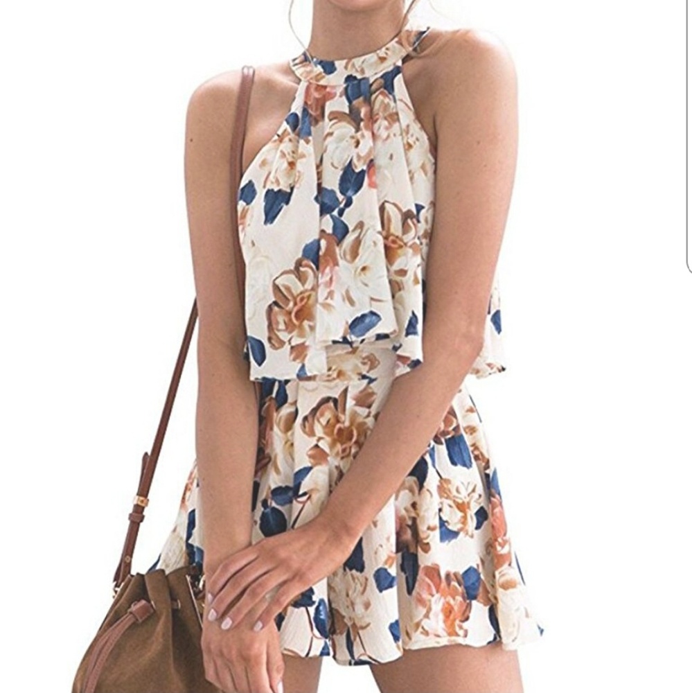2 Piece Floral Outfit